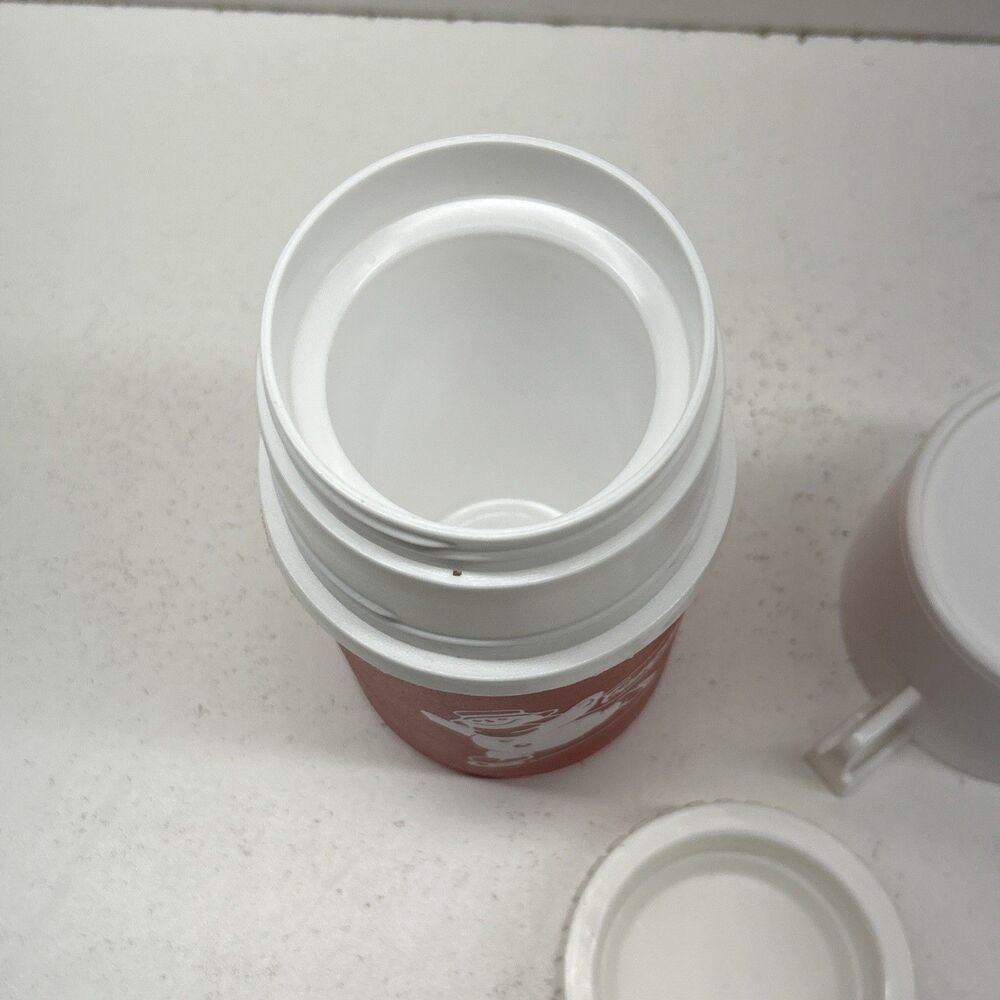 Vintage Aladdinware Campbell's Soup Thermos with Cup - Red/White Snowman - Picture 6 of 7